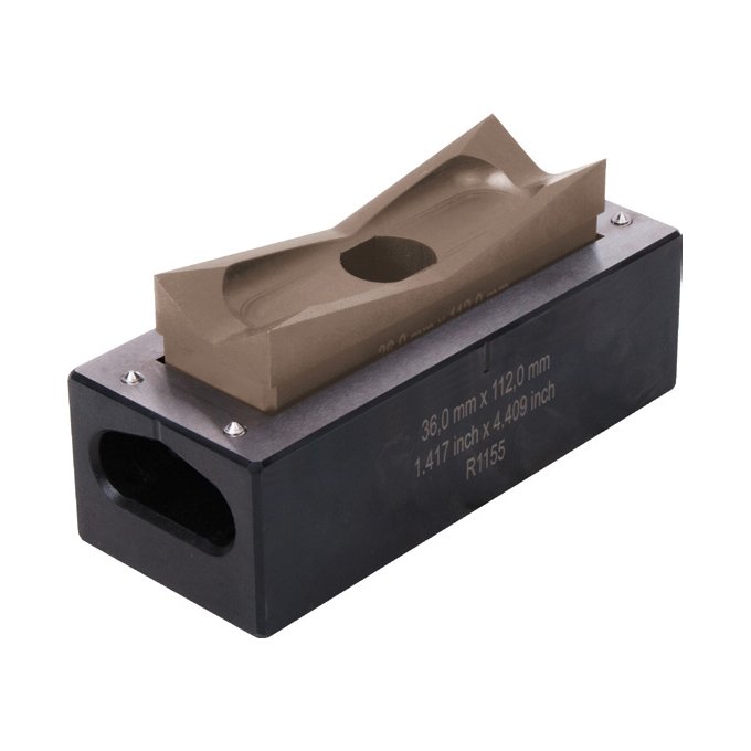 Punch & Die Rectangular 21.8 x 25.8mm to suit stainless steel
